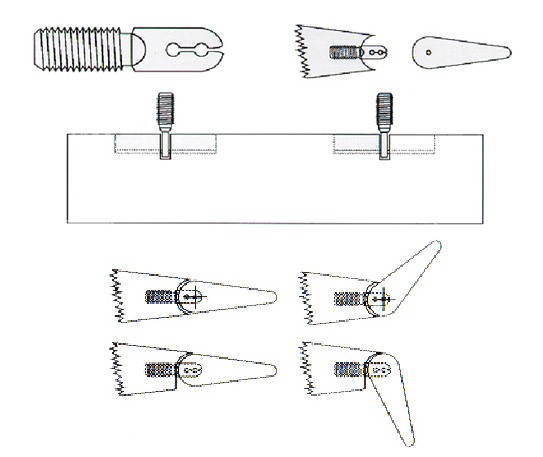 Snap Tight Hinges, Small #144